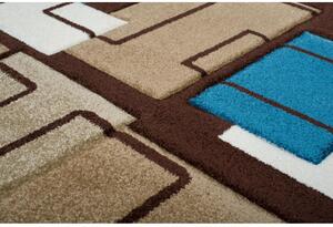 Kusový koberec Moderné tvary 3 hnedý 190x270cm
