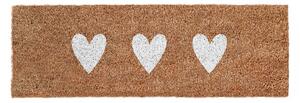 Rohožka z kokosového vlákna Small / Hearts 75 x 25 cm