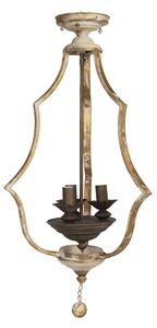 Kovové závesné svetlo vo vintage štýle s patinou Balle - 38 * 33 * 71 cm - Clayre & Eef