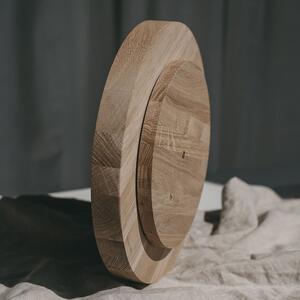 Otočná tácka Oak Wood Cofeelover 28 cm