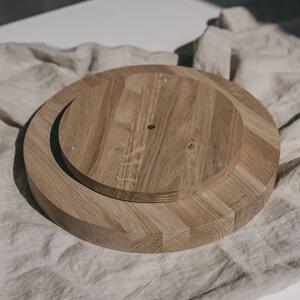 Otočná tácka Oak Wood Cofeelover 28 cm
