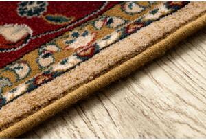 Vlnený kusový koberec Tari krémový bordó 200x300cm