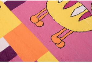 Detský kusový koberec Manny ružový 160x220cm