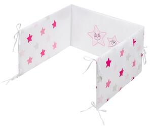 3-dielne posteľné obliečky Belisima Veselé Hviezdičky 100/135 ružové