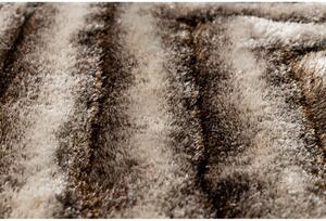 Luxusný kusový koberec shaggy Jansen hnedý 80x150cm