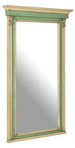 Vysoké závesné zrkadlo z masívneho smrekového dreva