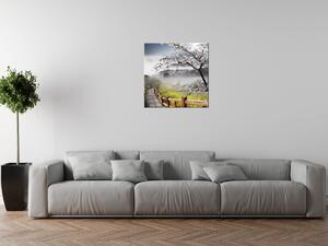 Gario Obraz na plátne Kvitnúca višňa Veľkosť: 30 x 30 cm