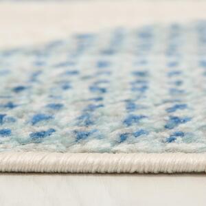 Detský kusový koberec Sovy krémovo modrý 2 160x220cm