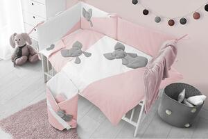 2-dielne posteľné obliečky Belisima Mouse 90/120 ružové