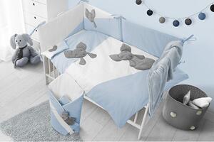 3-dielne posteľné obliečky Belisima Mouse 90/120 modré