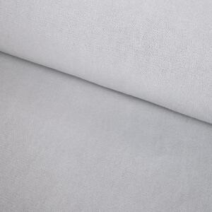 Metráž Teplákovina Počesaná Washed 400g - Sivá svetlá