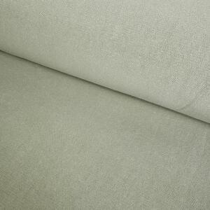Metráž Teplákovina Počesaná 100% bavlna Washed 400g - Zelená khaki svetlá