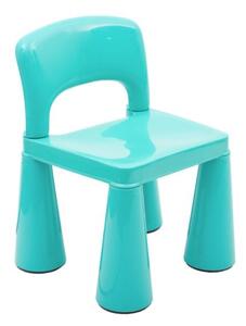 NEW BABY Detská sada stolček a dve stoličky zelená