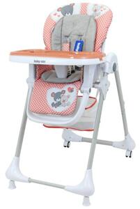 BABY MIX Jedálenská stolička Baby Mix Infant pink