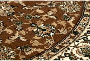 Kusový koberec Royal hnedý kruh 120cm