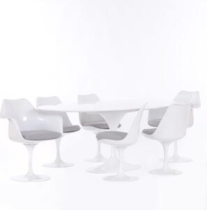 ArtKing Jedálenský stôl FIBER inšpirovaný Tulip Table oválny 200-120
