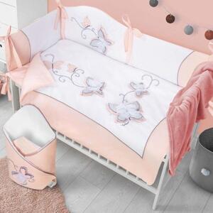 BELISIMA 2-dielne posteľné obliečky Butterfly 100/135 ružové