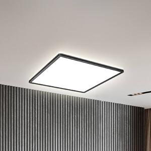 LED panel Slim s diaľkovým ovládaním RGBW, 42 x cm, čierny, podsvietenie, Čierna, Pracovňa / Kancelária, Plast, Stropné svetlo