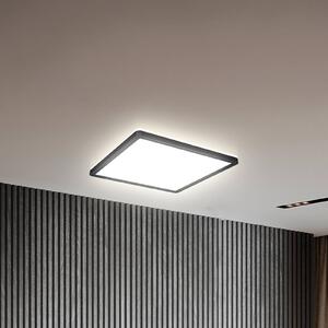 LED panel Slim s diaľkovým ovládaním RGBW, 29 x cm, čierny, podsvietenie, Čierna, Pracovňa / Kancelária, Plast, Stropné svetlo