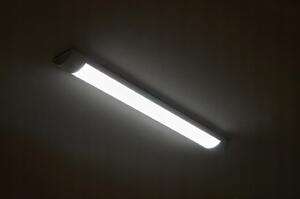 Sada 4 x povrchovo montovateľných LED svietidiel 36W 120cm fluorescenčný panel pre garážovú dielňu BERGE