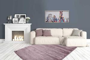 Lalee Kusový koberec Softtouch 700 Pastel Purple Rozmer koberca: 120 x 170 cm