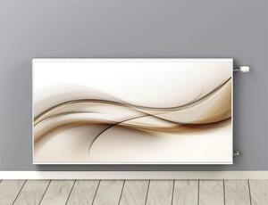 Magnetická rohož na maskovanie radiátorov Béžové vlny 60x100cm