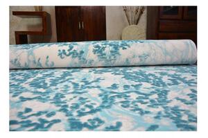 Luxusný kusový koberec akryl Troja modrý 80x150cm