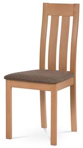 Elegantná jedálenská stolička vyrobená z masívneho dreva vo farbe buk (a-2602 buk)