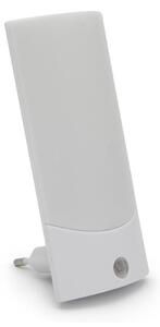 LED Orientačné svietidlo so senzorom do zásuvky LED/1W/230V 6000K