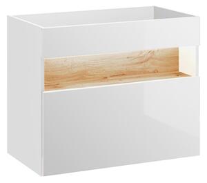 Kúpeľňová zostava BAHAMA White Bahama: skrinka pod umývadlo 80 cm - 821 | 67 x 80 x 46 cm