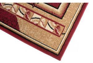 Kusový koberec PP Foglio červený atyp 100x150cm