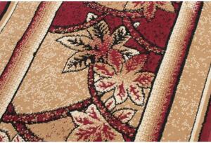 Kusový koberec PP Foglio červený atyp 100x150cm