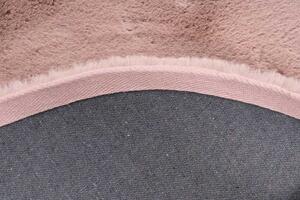Lalee Kusový koberec Heaven 800 Powder pink Rozmer koberca: 160 cm KRUH