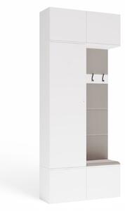 Šatníková skriňa HAGA II 1Sz1W - biela