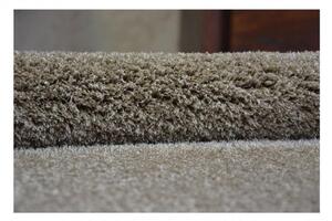Luxusný kusový koberec Shaggy Azra béžový kruh 100cm