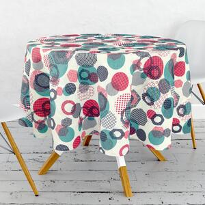 Ervi dekoračný obrus na stôl okrúhly Fay - Retro