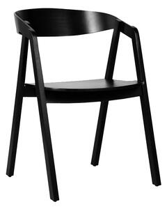 Stima stolička GURU buk s masívnym sedákom Odtieň: Čierna