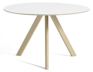 HAY Stôl Copenhague CPH 20 Ø120, oak/white laminate