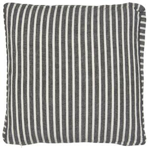 Bavlnený poťah na sedák Louis Black/Stripes 45 x 45 cm