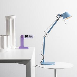 Artemide Stolová lampa Tolomeo Micro, svetlo modrá, Modrá, Pracovňa / Kancelária, Hliník, Dizajn, Stolová lampa