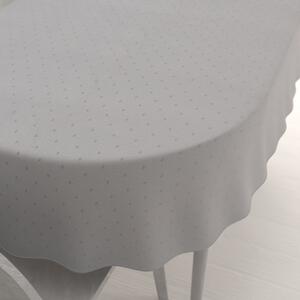 Biante Teflónový oválny obrus TF-080 Obdĺžničky na sivom 50x100 cm
