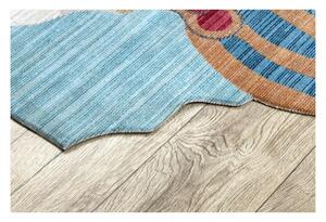 Detský kusový koberec Klaun modrý 133x192cm