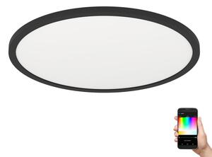 Eglo 31704-LED RGBW stmievateľné stropné svietidlo ROVITO-Z 1xLED/16,5W/230V pr.42cm čierna