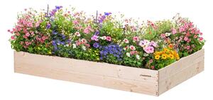ATMOWOOD Drevený vyvýšený záhon 140 x 80 x 20 cm