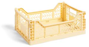HAY Úložný box Crate M, light yellow