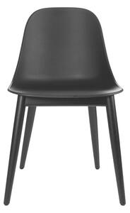 Menu Stolička Harbour Side Chair Wood, black / black oak
