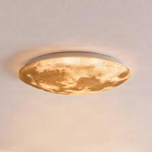 Trio Lighting LED svietidlo Lunar diaľkové ovládanie 40 cm, Biela / opálová, Obývacia izba / jedáleň, Plast, Moderný, Závesné svietidlo