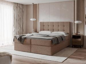 Mirjan24 Kontinentálna posteľ Cinema Boucle, Dostupné poťahy: Lambi 04, Rozmer postele: 140x200 5903211486814