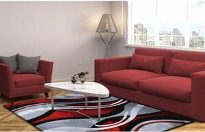 Kusový koberec Nutri sivočervený 60x100 60x100cm