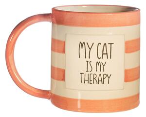 Keramický hrnček Cat Therapy 300 ml